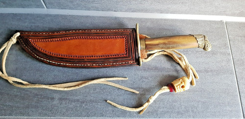 Messer mit knochen bein horn - messer, knochen/bein/horn