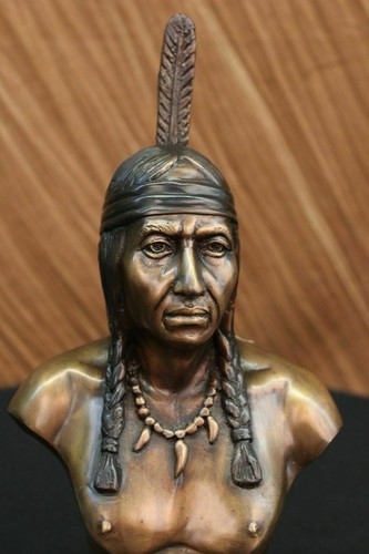 Bronze kopfbüste nordamerika - bronze,