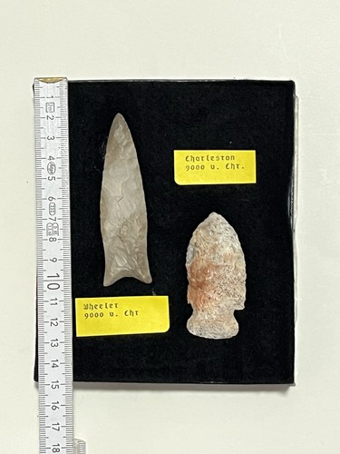 Prähistorische clovis spitze - prähistorische,
