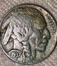 Buffalo Nickel von 1937 D (